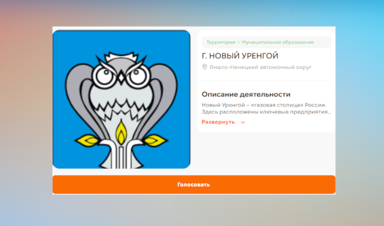 #МЫВМЕСТЕ: Ямал голосует за Новый Уренгой
