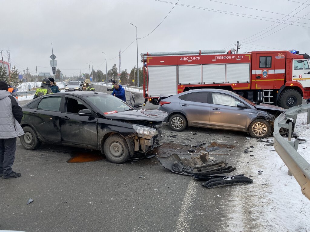 Вчера в Муравленко произошло ДТП с пострадавшим