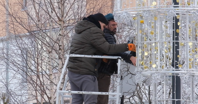 Совсем скоро в Муравленко зажгутся праздничные новогодние огни